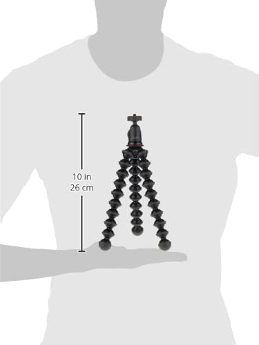 JOBY GorillaPod Compact Tripod Kit with Ballhead for Mirrorless Cameras up to 2.2 lbs. Black/Charcoal.