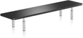 suptek Dual Monitor Stand Riser,Large Monitor Laptop Stand Riser 3 Adjustable Heights Computer Stand for Laptop, Printer, Notebook(MST016L)