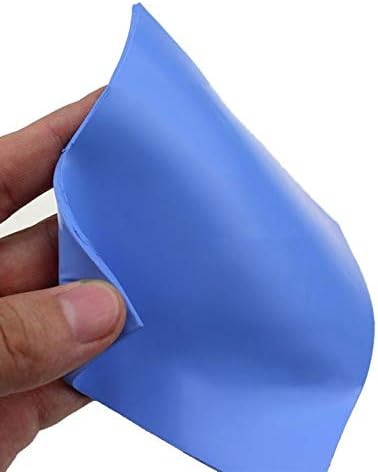 Thermal Pad, 100x100x0.5mm Highly Efficient Thermal Conductivity 12 W/mK, Insulated Heat Resistant High Temperature Resistant Silicone Thermal Pad for IC SSD CPU GPU Heat Sink LED Cooling