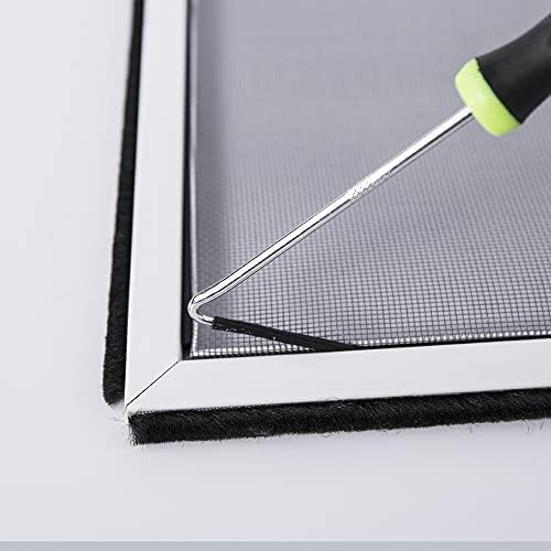 FLYZZZ Screen Spline 0.125" (1/8"), 100 ft | for Narrow Grooves ONLY | NOT for All Standard Windows (See Guide in Image #2)