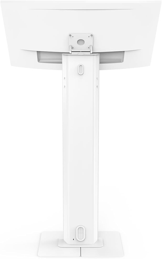 Compulocks Brandable VESA Floor Stand for Screens Up to 32 Inches - White