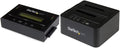 StarTech.com 1:1 Standalone Hard Drive Duplicator with Disk Image Manager for Backup and Restore & .com Standalone Hard Drive Duplicator, External Dual Bay HDD/SSD Cloner/Copier