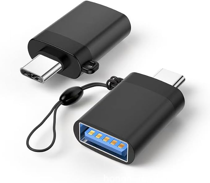 USB to USB C Adapter,USB-C Male to USB3.0 Female Adapter Thunderbolt 3 OTG Converter,Compatible with MacBook Pro,MacBook,iPad/Samsung Galaxy S20-S23 / Dell XPS,and More USB Devices Rope Black