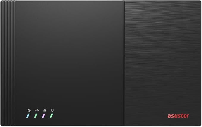 Asustor Flashstor 12 Pro FS6712X,12 Bay All-SDD NAS Storage, Quad-Core 2.0GHz, 10GbE Port, 4GB RAM DDR4, Network Attached Storage with 12 x 2TB NVMe SSD