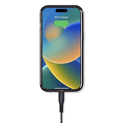 CASETiFY Powerthru USB-C to USB-C Cable (2m/6.6ft) - Black