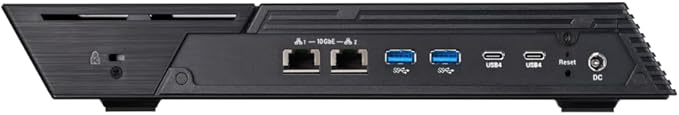 Asustor Flashstor 12 Pro Gen 2 FS6812X 12 Bay All-SDD NAS Storage, Quad-Core 2.3GHz CPU, Dual USB 4 Ports, Dual 10GbE Port, 16GB ECC RAM DDR5,Network Attached Storage with 12 x 2TB NVMe SSD