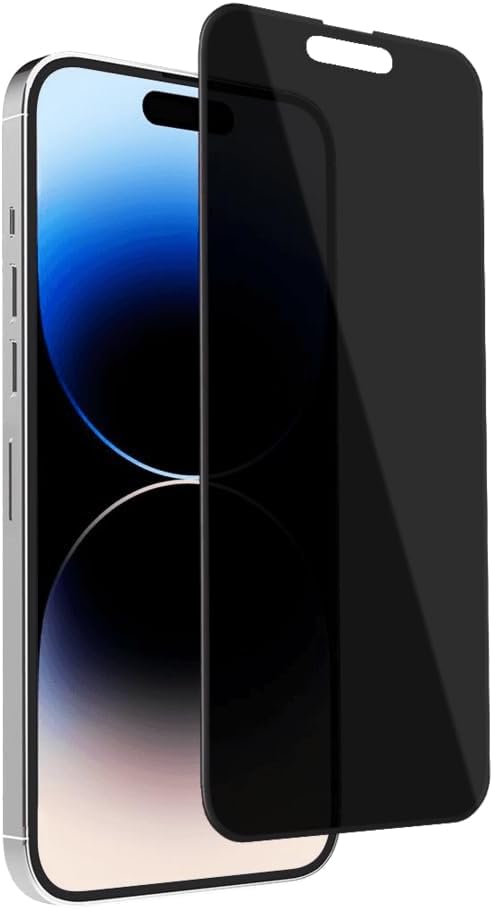 CASETiFY Impact Privacy Screen Protector [Strengthened 9H aluminosilicate Glass, applicator Included] for iPhone 15 Pro Max