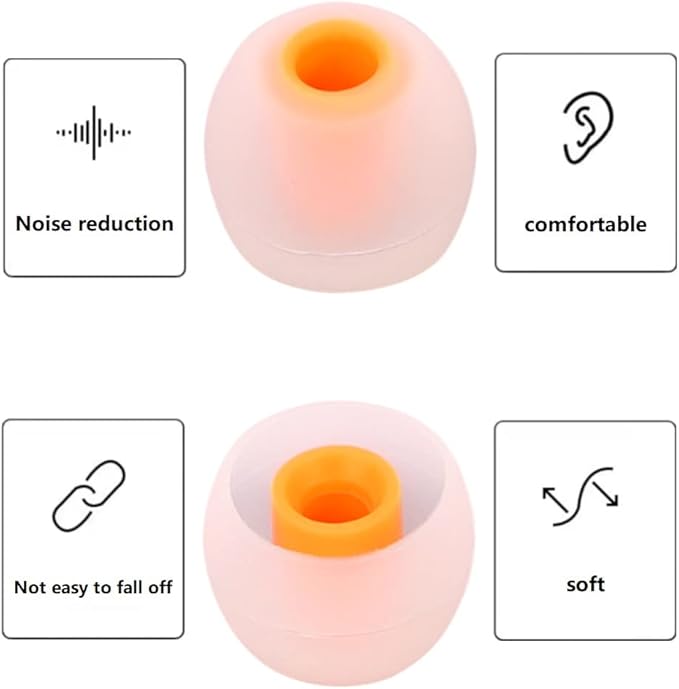 Earbud Tips Earbud Replacement Pieces Silicone Soft and Comfortable Compatible - Image 7