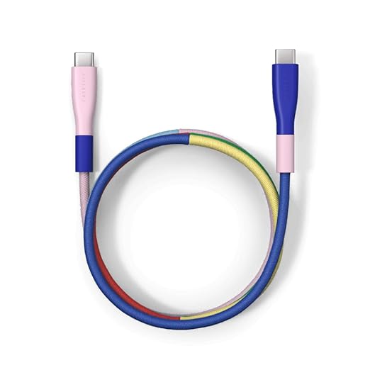 CASETiFY Powerthru USB-C to USB-C Cable (1m/3.3ft) - pop-Block