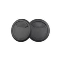 HAHIYO 2Pcs 2.4Inch/60mm Black ABS Plastic Sector-Shaped Desk Grommet Wire Grommet Cable Management Cord Hole Cover Desk Wire Hole Insert Wire Organizer for Computer Office Home Equipment System