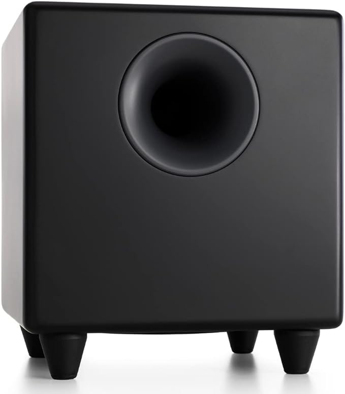 Audioengine S8 Powered Subwoofer Speaker - 250W 8-inch Home Woofer with Built-in Amplifier and Dual Audio Inputs for Home Audio