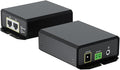 PROCET Gigabit PoE++ Injector 90W, IEEE802.3 af/at/bt Compliant 10/100/1000Mbps Industrial PoE Adapter with Wide Temp -40°F to 149°F, 6KV Surge Protection, 50-5V DC Jack/ 2PIN Input, PT-PSE109GBRO-D