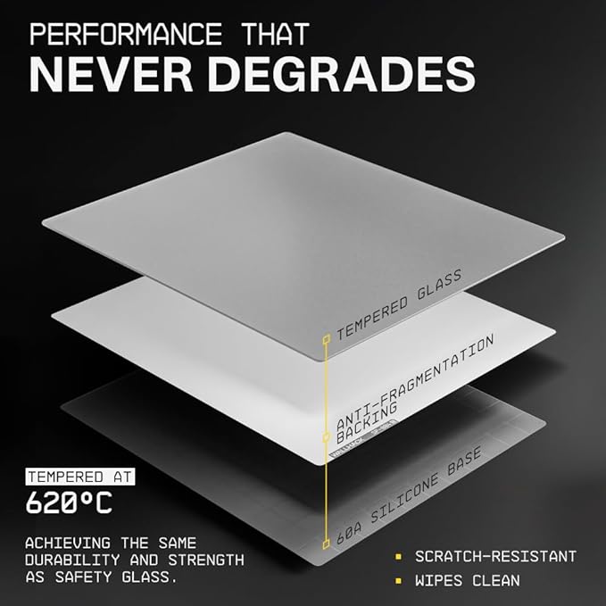 Wallhack 4.0 Glass Gaming MousePad - Professional Esport Mouse Mat with Specialty Surface for Top Speed and Control, Large Tempered Glasspad with Full Silicone Base - (SkyPAD White,XL 16.92" x 19.29")