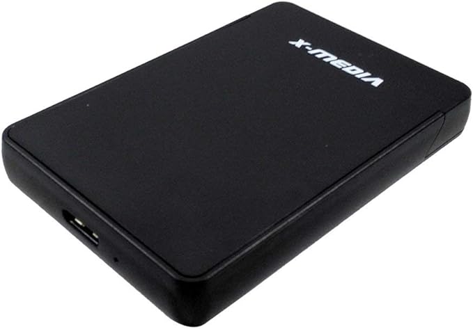 X-MEDIA XM-EN2279U3 2.5-Inch Tool-Free USB 3.0 SATA SSD HDD Hard Disk Drive External Enclosure Case | Support 7mm / 9.5mm Height HDDs