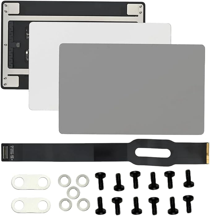 A2485 Trackpad w/Cable for MacBook Pro (16-inch, M1 2021) 661-23673, 661-23674, 821-03115-A (Genuine) (Space Gray)