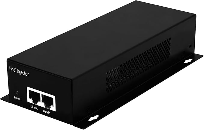 10G POE++ Injector, IEEE802.3af/at/bt 90W, Converts a Non-PoE Port to A PoE++ 10G Port, High Power Gigabit PoE Injector for IP Cameras, Wireless Bridge, Access Control, Desktop,Wall-Mount