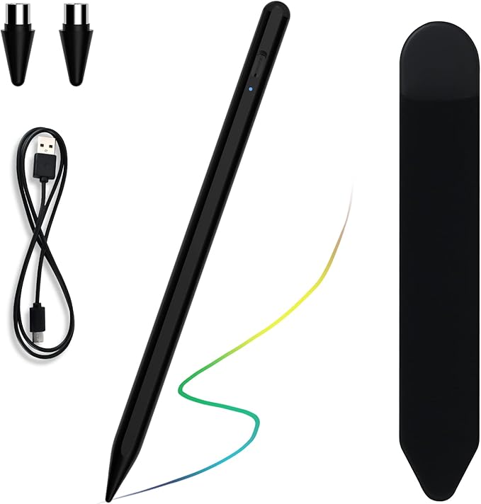 Stylus Pen for iOS&Android Touch Screens, Active Pencil for Samsung, Smart Digital Stylus Pens for Lenovo/Huawei/Vivo/Mi and Other Tablets, iPhone/Samsung/Google Pixel Smart Phones Drawing&Writing
