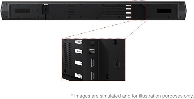 Samsung B-Series Soundbar HW-B750F 5.1 ch Subwoofer (2025 Model) Voice Enhance Mode, Q-Symphony, Adaptive Sound