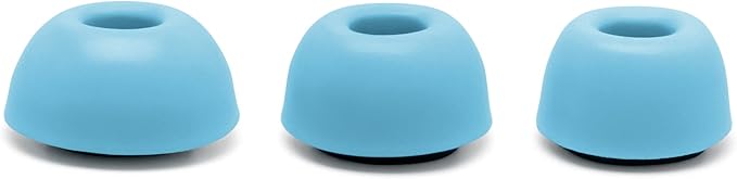 WC TipZ - Upgraded Memory Foam Ear Tips for Airpods Pro Made by Wicked Cushions | Improved Comfort, Tighter Seal, Better Foam Rebound Time | Fits Perfectly in Charging Case | Ocean Blue