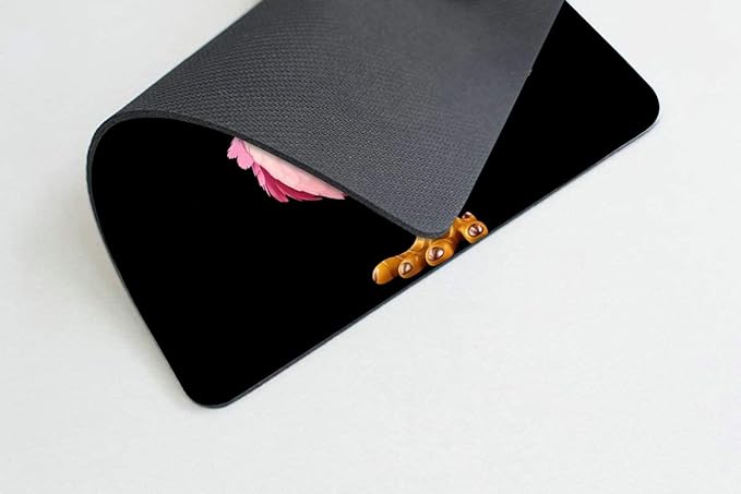Square Mouse Pad Cute Pink Bird-1,Gaming Mouse Pads for Desk,Soft Computer Waterproof Non-Slip Mouse Mat