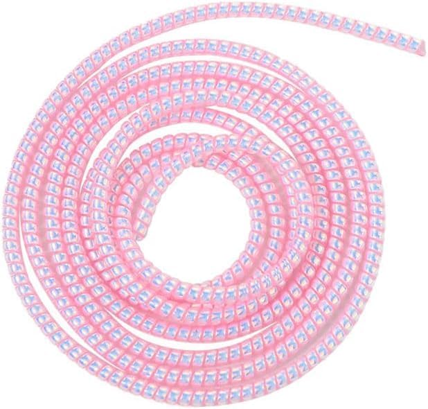 Spiral Cable Protector, 1.5m (4.92ft), Pink