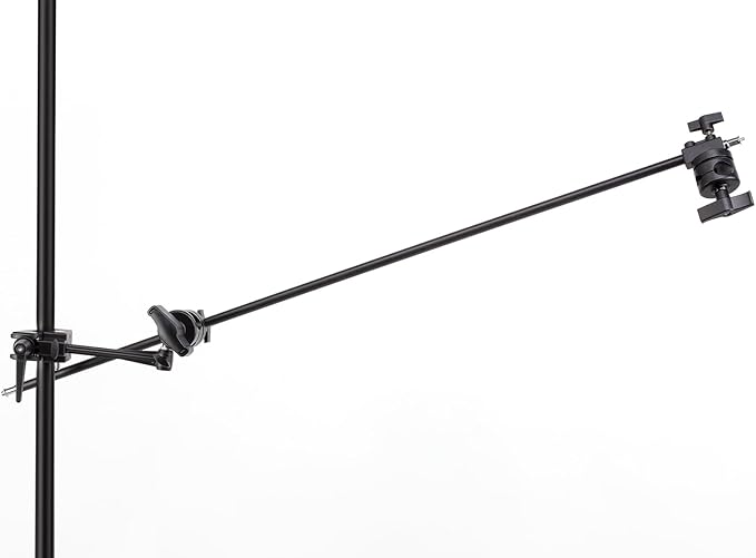 PHOCUS 6" Super Clamp Extension Arm with Universal Adapter Spigot for Mounting Photo Studio Light, Strobe, LED Light or Camera