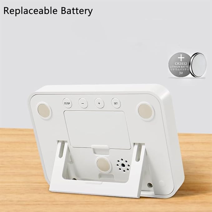 Digital Countdown Days Timer Clock- 9999 Days Count Down Timer with Stand Strong Magnetic Back for Retirement Wedding Vacation Birthday Exam Lab Kitchen Cooking
