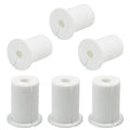 6pc Starlink Cable Grommet 1" Silicone Waterproof Wall Hole Pass Through Split Cable Bushings for TV Wire Ethernet Cord, Starlink Cable Routing Kit Accessories, 38mm/1.5" Ht, White