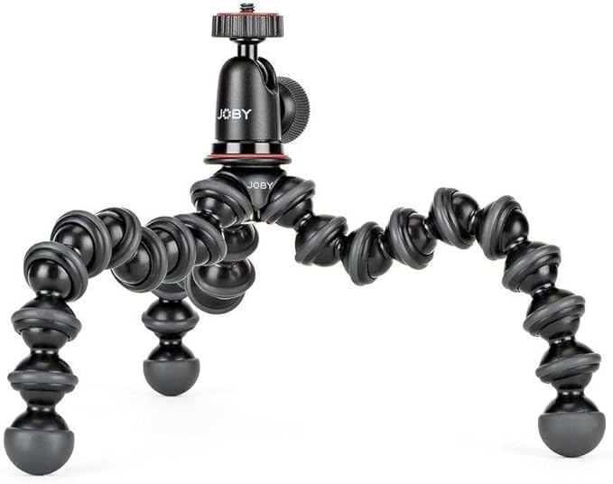 JOBY GorillaPod Compact Tripod Kit with Ballhead for Mirrorless Cameras up to 2.2 lbs. Black/Charcoal.