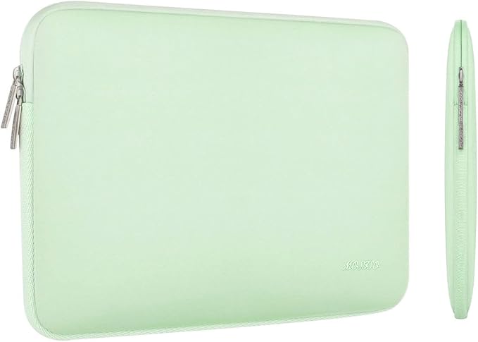 MOSISO Laptop Case 16 inch, 15-15.6 inch Laptop Sleeve Bag Compatible with MacBook Pro 16 inch, HP, Acer, Dell, Lenovo, ASUS Notebook, Neoprene Computer Sleeve Bag with Small Case, Honeydew Green