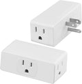 Multi Plug Wall Outlet 2pack, Multiple Outlet Splitter, 3-Plug Wall Adapter, MultiPlug Outlet Extender, Multiple Plugs in One Outlet, Cruise Essentials, Electrical Wall Outlet Splitter