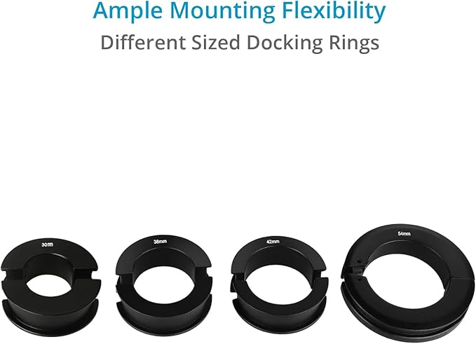 Proaim Ring Docking Bracket for Handheld Camera Stabilizers, Arm & Vest. Payload Capacity up to 25kg / 55.11lb. (ST-RGDB-01)