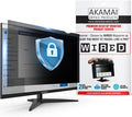 27 inch Computer Privacy Screen (16:10) - Black Security Shield - Desktop Monitor Protector - UV & Blue Light Filter by Akamai
