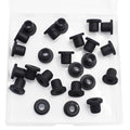 25 Pcs 5/16" Drill Hole, 3/16" ID Silicone Rubber Grommets for Wiring, Top Hat Grommets for Tubes Cables, Waterproof L-Shape O-Ring Seal Hose Gasket in Hydroponic Irrigation Systems