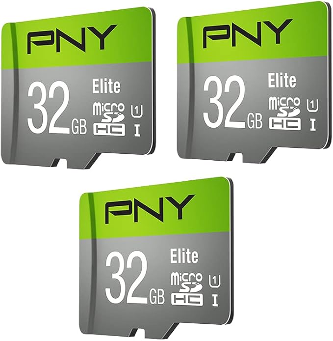 PNY 128GB & 32GB Elite Class 10 U1 microSDXC & microSDHC Flash Memory Card - 100MB/s, Full HD