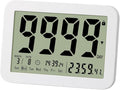 Digital Countdown Days Timer Clock- 9999 Days Count Down Timer with Stand Strong Magnetic Back for Retirement Wedding Vacation Birthday Exam Lab Kitchen Cooking