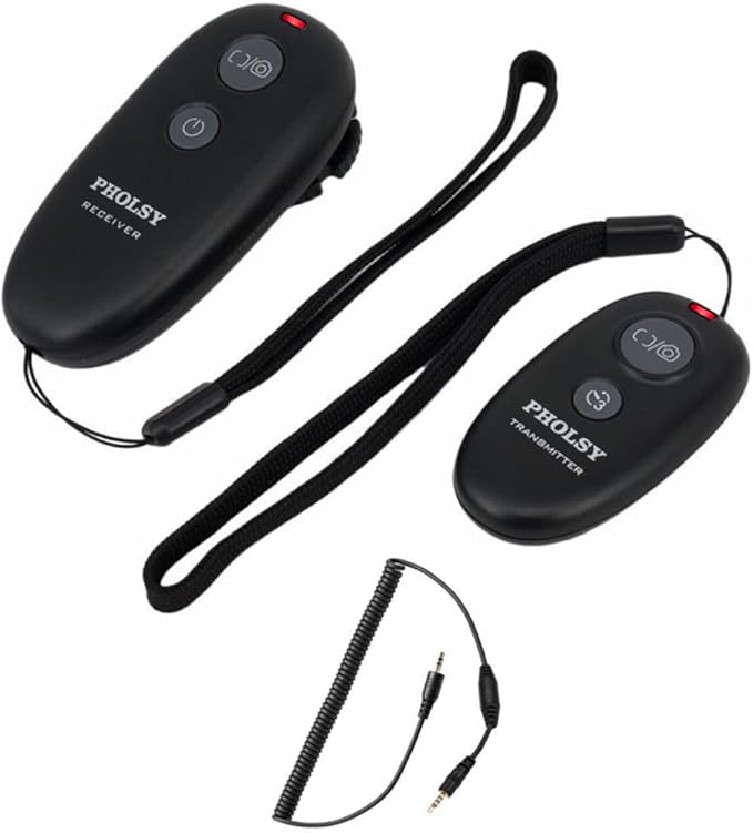 PHOLSY Camera Remote Shutter Release P6 Wireless Remote Control for Panasonic Lumix S5 S1 G95 G91 G90 FZ10002 G9 GH5 GH6 G85 G81 GX8 GX7 GH4 GH3 FZ2500 FZ2000 FZ1000 FZ300 FZ200 DMW-RSL1 RS2
