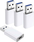 OTG Adapter【4-Pack】 USB-C Female to USB-A Male Adapter USB to USB C Adapter,Compatible with iPhone 16 15 14 13 12, Car, Apple MagSafe Watch Mini Wall Plug,iPad,Galaxy,Pixel 7 6 5,CarPlay etc