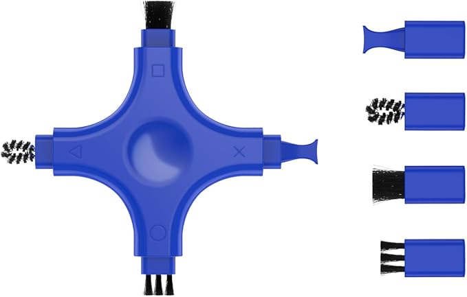 Port Cleaner for iPhone, CODOGOY Charging Port Cleaning Kit with Brushes for Lightning Port & USB-C Phones, Earbuds - Blue