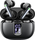 Ear Buds Wireless Earbuds - Bluetooth 5.3 Headphones (48H Playback) Built in Mic with LED Display Charging Case, IP7 Waterproof Earphone for iPhone Andriod Phones Laptop Sports Workout