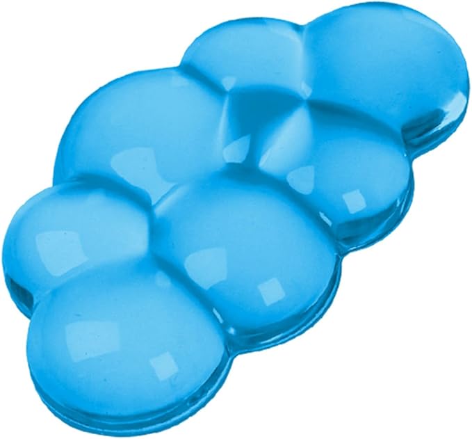 Gel Cloud Mouse Wrist Rest, Cute Wrist Support and Arm Support for Mouse Rest Typing Pain Relief，Suitable for Office/Computer/Laptop/Gaming (Transparent Blue)