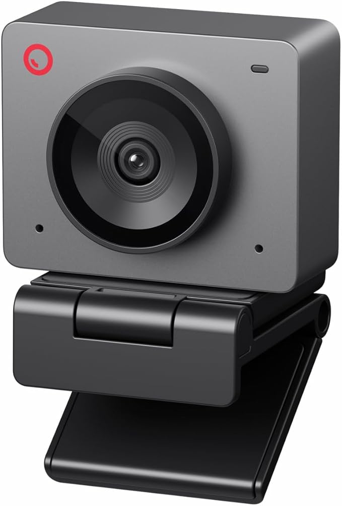 OBSBOT Meet SE 1080P 100FPS Webcam for PC, AI Framing Streaming Camera with 1/2.8" Sensor, Beauty Mode, Gesture Control, Staggered HDR, Web Camera for Desktop Computer, Laptop, Meeting.(Space Grey)