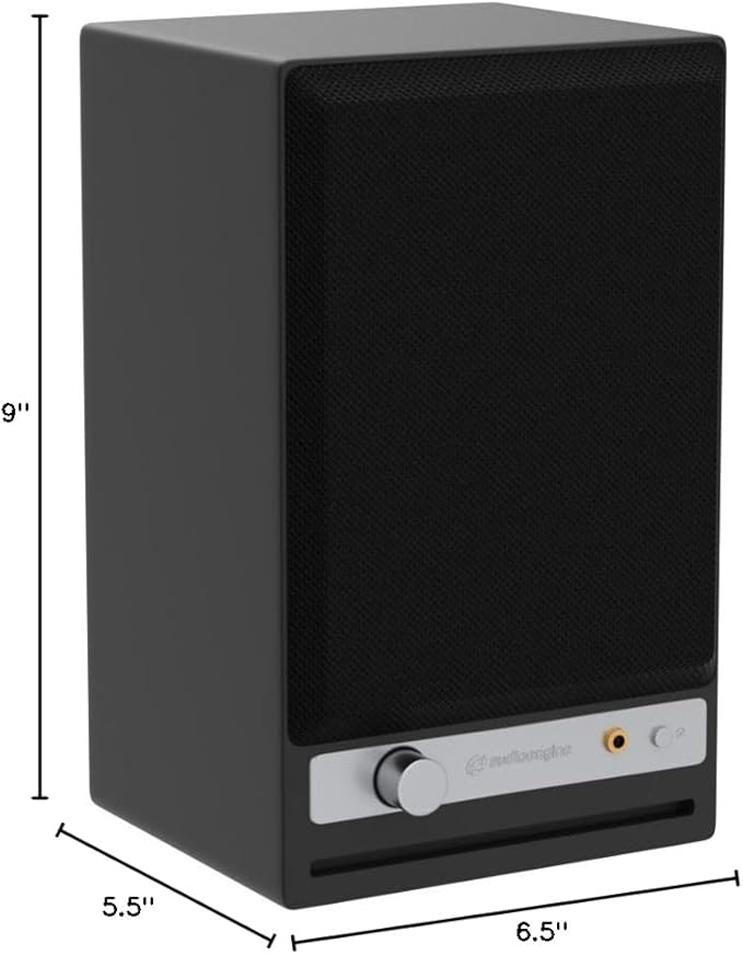 Audioengine HD4 24 Bit Bluetooth Bookshelf Speakers - TVs, Desktops, Stereos, Music, Movies and Gaming - Bluetooth aptX Adaptive 5.3