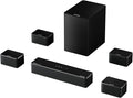 ULTIMEA 7.1CH Surround Sound System for TV, Soundbar with Dolby Atmos, 6.5" Wireless Subwoofer, APP Control, 4 Wired Surround Speakers, Peak Power 460W Soundbar for TV, Poseidon D80 (New 2025 Model)