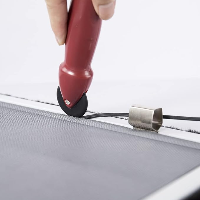 FLYZZZ Screen Spline 0.140" (9/64"), 100 ft | Common Size for Standard Windows | Please Confirm Your Size (See Guide in Image #2)