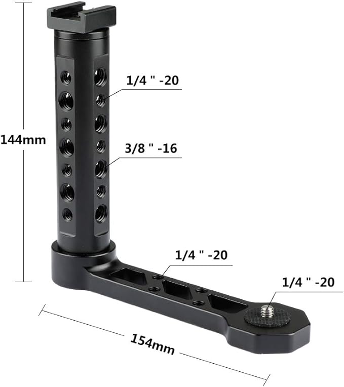 CAMVATE Universal L Bracket Handle Gimbal Accessories for RoninS/Zhiyun Crane Series Handheld Gimbal - 1943