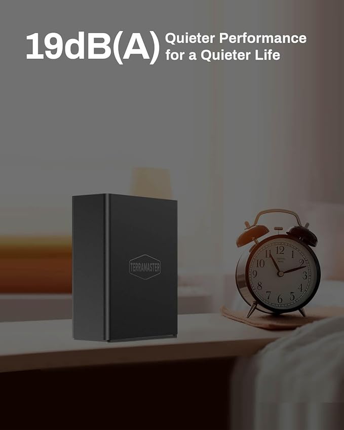 TERRAMASTER F8 SSD NAS Storage - 8Bay All SSD NAS Server N95 QuadCore CPU, 8GB DDR5 RAM, 10GbE Port, 8 Heat Sinks Included, Palm-Sized Powerful Network Attached Storage (Diskless)