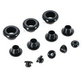 Qrity 20 PCS Rubber Grommets Cable Railing, Car Grommet, Cable Railing Protective Sleeves for Metal Posts, ID 10mm Mount Dia 12mm
