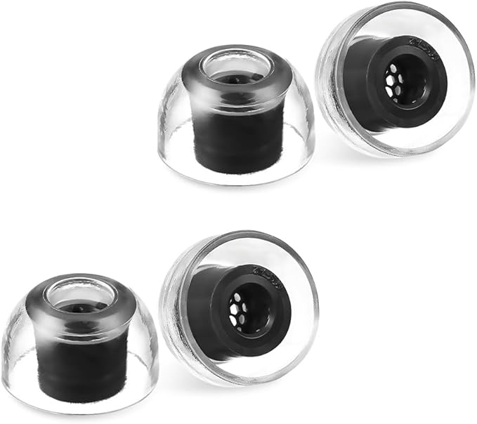 AZLA SednaEarfit XELASTEC 2 (MS) - Earbud Tips for Wireless Headphones - Noise Canceling Earbuds Replacement Tips - Eartips Compatible with Sony, Samsung, Beats, JLab, Skullcandy, Sennheiser