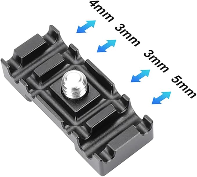 CAMVATE Camera Cable Clamp with 1/4"-20 Screw for DSLR Camera Digital Cable Lock Clip Clamp Protector - 3348